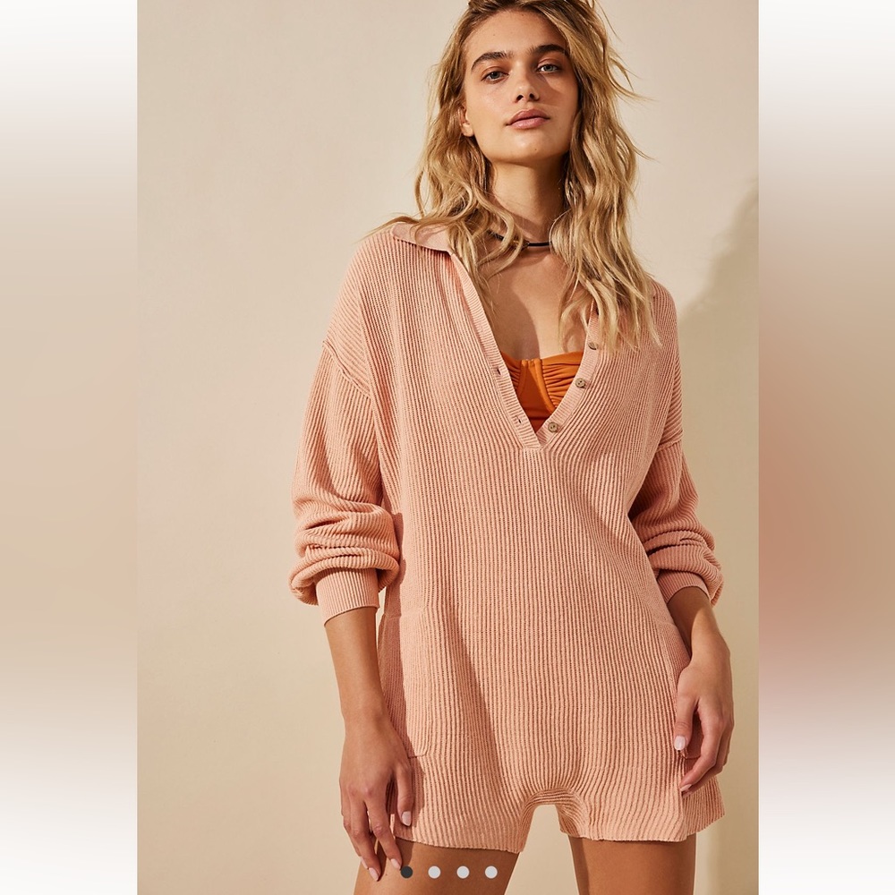 Free People Picnic Sweater Romper